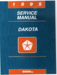 1995 Dodge Dakota Factory Service Manual on CD-ROM