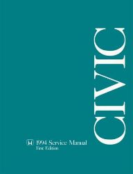 1994 Honda Civic Factory Service Manual on CD-ROM