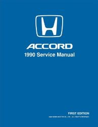 1990 Honda Accord Factory Service Manual on CD-ROM