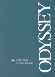 1999 - 2000 Honda Odyssey Factory Service Manual on CD-ROM