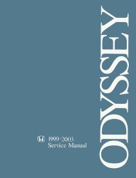 1999 - 2003 Honda Odyssey Factory Service Manual on CD-ROM