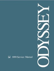 1999 Honda Odyssey Factory Service Manual on CD-ROM