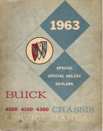 1963 Buick Chassis Service Manual