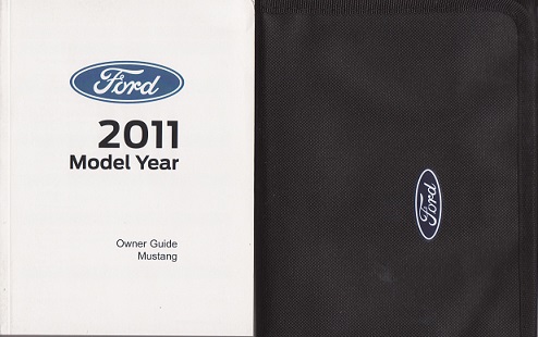 2011 Ford Mustang Owner's Manual Portfolio