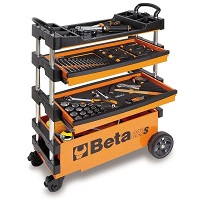 Beta Tools USA Folding Tool Trolley (Orange)