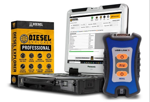 Universal Diesel Truck Diagnostic Tool & Scanner Laptop Kit