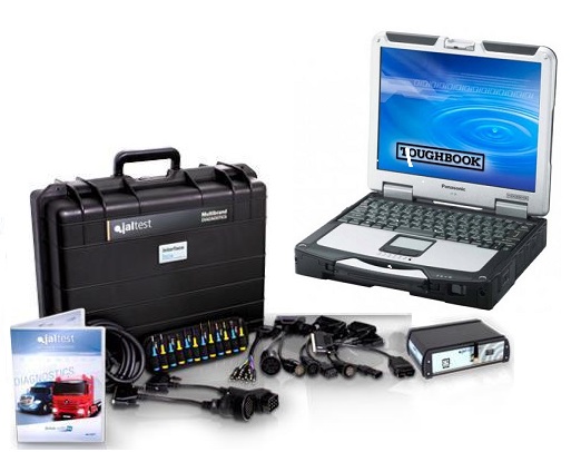  JALtest HeavyTruck MultiBrand Diagnostic Scantool, (Harware, Software, Licence, Info Online), V17.3 w/ Panasonic CF-31