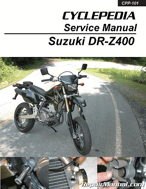 2000 - 2024 Suzuki DR-Z400 & Kawasaki KLX400 Cyclepedia Service Manual