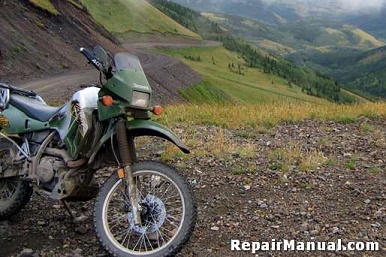 1984 - 2007 Kawasaki KLR600 KLR650 Cyclepedia Motorcycle Service Manual