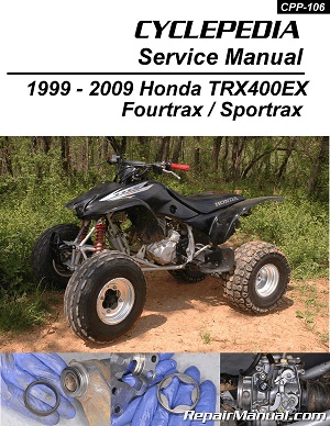 1999 - 2014 Honda TRX400EX/TRX400X Sportrax Cyclepedia ATV Service Manual