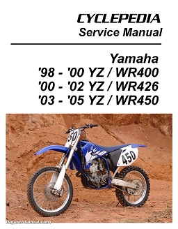 1998 - 2005 Yamaha YZ WR 400, 426 & 450F Cyclepedia Motorcycle Service Manual