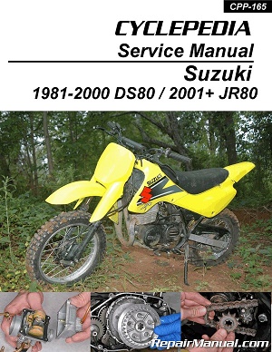 1981 - 2018 Suzuki DS80 & JR80 Cyclepedia Motorcycle Service Manual