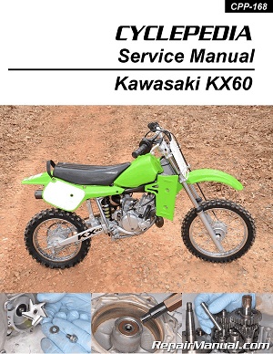 1988 - 2004 Kawasaki KX60 Cyclepedia Service Manual