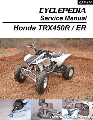 2006 - 2014 Honda TRX450R ER Sportrax Cyclepedia ATV Service Manual