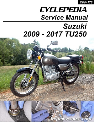 2009 - 2017 Suzuki TU250X Cyclepedia Motorcycle Service Manual