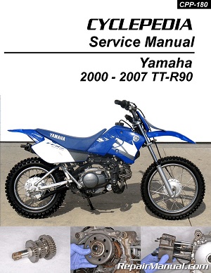 2000 - 2007 Yamaha TT-R90 Cyclepedia Motorcycle Service Manual