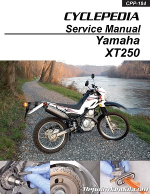 2008 - 2012 Yamaha XT250 Carburetor Models Cyclepedia Motorcycle Service Manual