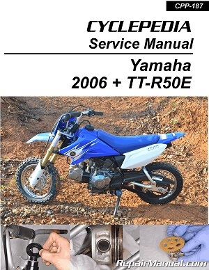 2006 - 2024 Yamaha TT-R50E Cyclepedia Motorcycle Service Manual