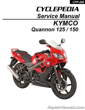 KYMCO Quannon 125 & 150 Cyclepedia Motorcycle Service Manual