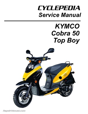 KYMCO Cobra 50 & Top Boy Cyclepedia Scooter Service Manual