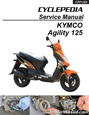 KYMCO Agility 125 Cyclepedia Scooter Service Manual