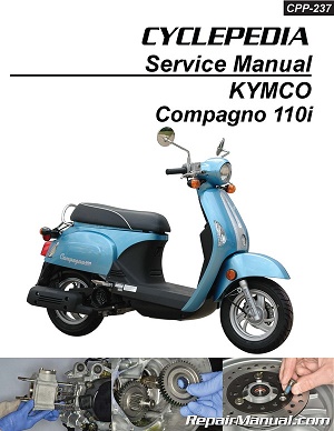 KYMCO Compagno 110i Cyclepedia Scooter Service Manual