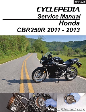 2011 - 2013 Honda CBR250R Cyclepedia Motorcycle Service Manual