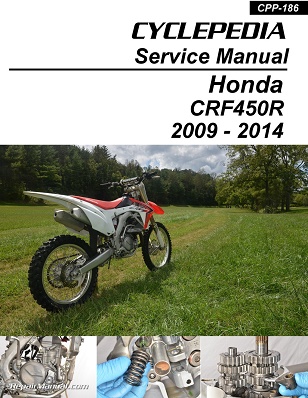 2009 - 2014 Honda CRF450R Cyclepedia Motorcycle Service Manual