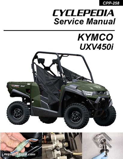 KYMCO UXV 450i 4X4 Side-by-Side Cyclepedia Service Manual