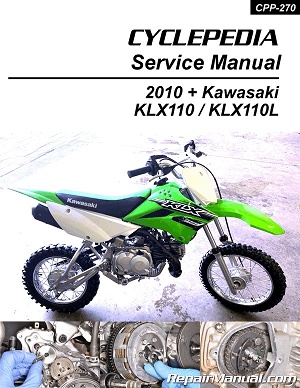2010 - 2020 Kawasaki KLX110/L Cyclepedia Motorcycle Service Manual
