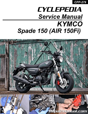 KYMCO Spade 150 Cyclepedia Motorcycle Service Manual