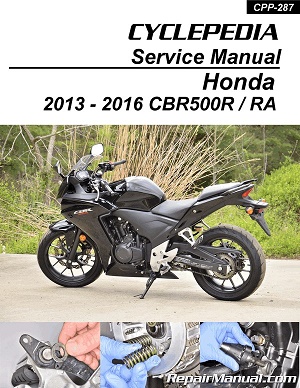 2013 - 2016 Honda CBR500R / RA Cyclepedia Motorcycle Service Manual