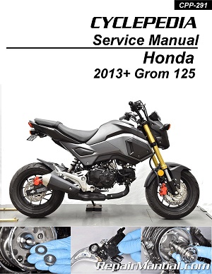 2013 & Up Honda Grom 125 MSX125 Cyclepedia Motorcycle Service Manual