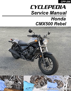 2017 - 2021 Honda CMX500 Rebel Cyclepedia Motorcycle Service Manual