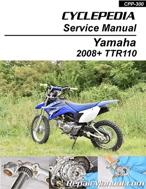 2008 - 2024 Yamaha TT-R110 Cyclepedia Motorcycle Service Manual
