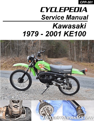 1979 - 2001 Kawasaki KE100 Cyclepedia Motorcycle Service Manual
