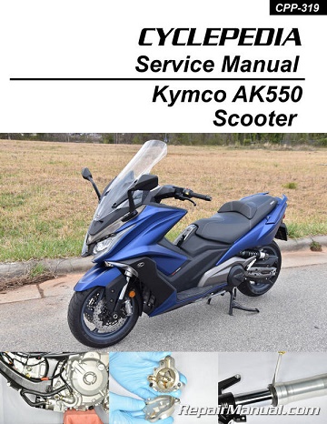 KYMCO AK550 Cyclepedia Scooter Service Manual