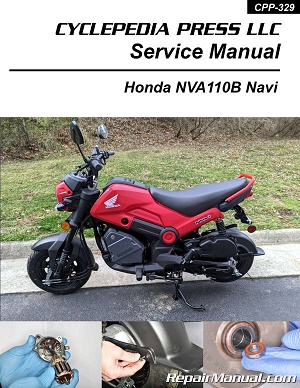 Honda NVA110B Navi Cyclepedia Motorcycle Repair Manual