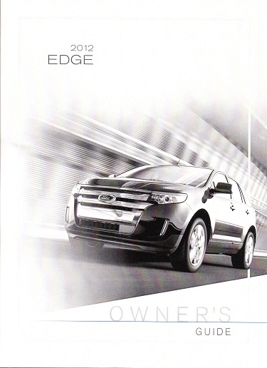 2012 Ford Edge Factory Owner's Manual