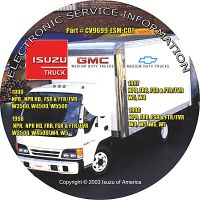 1996 - 1999 Isuzu N & F Series, GMC & Chevrolet W Series (Gas & Diesel Engines) Factory Workshop Manual on CD-ROM