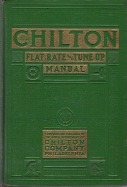 1925 - 1939 Chilton's Flat Rate & Tune-up Manual, 13th Edition