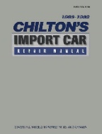 1988 - 1992 Chilton's Import Auto Repair Manual
