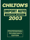 2003 Chilton's Import Auto Service Manual, Shop Edition (1999 - 2002 Year coverage)