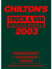 2003 Chilton's Truck & Van Service Manual, Shop Edition (1999 - 2002 Coverage)