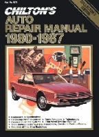 1980 - 1987 Chilton's Auto Repair Manual