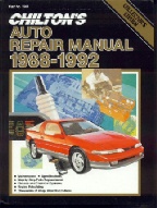 1988 - 1992 Chilton's Auto Repair Manual