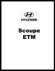 1992 Hyundai Scoupe Factory Electrical Troubleshooting Manual - ETM
