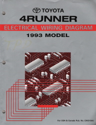 1993 Toyota 4Runner Electrical Wiring Diagram Manual