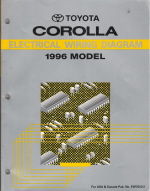 1996 Toyota Corolla Electrical Wiring Diagram Manual