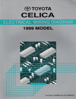 1999 Toyota Celica Electrical Wiring Diagram Manual